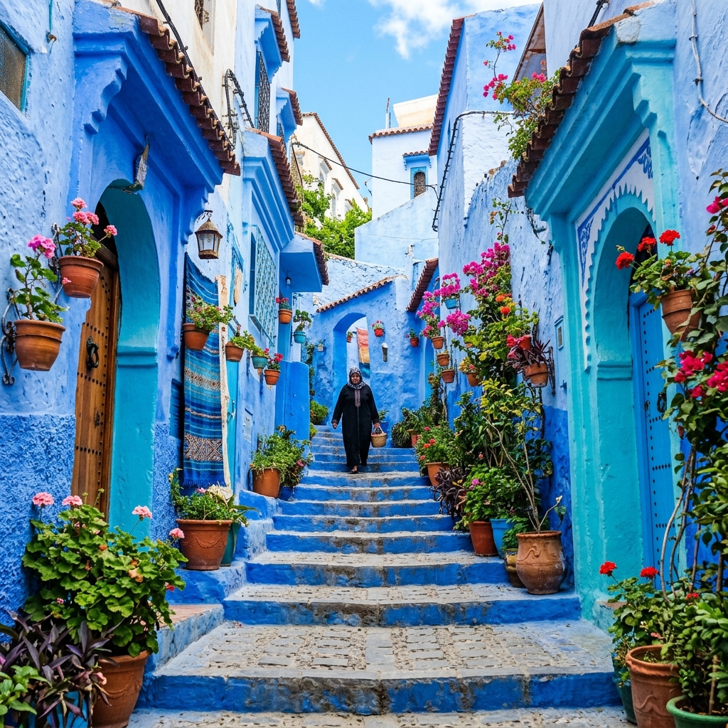 Chefchaouen blue city